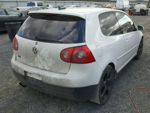 WVWEV71K06W070894 - 2006 VOLKSWAGEN NEW GTI WHITE photo 4