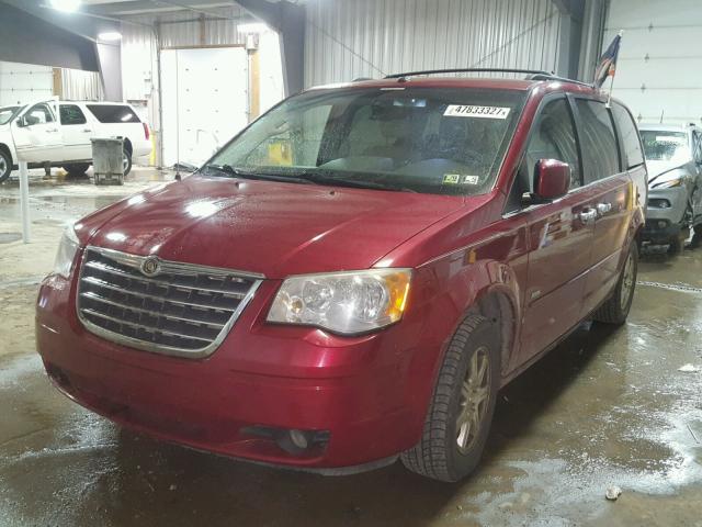 2A8HR54PX8R763442 - 2008 CHRYSLER TOWN & COU RED photo 2