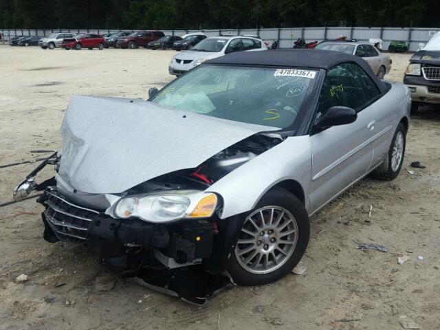 1C3EL55RX5N608771 - 2005 CHRYSLER SEBRING TO SILVER photo 2