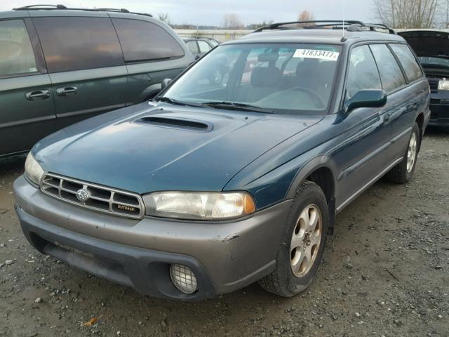 4S3BG6853V7631623 - 1997 SUBARU LEGACY OUT GREEN photo 2