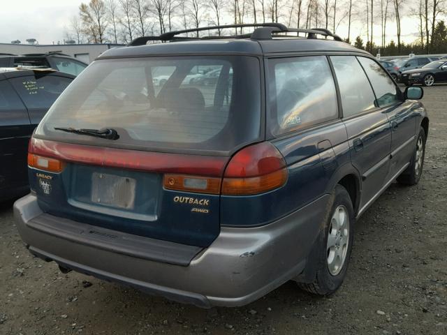 4S3BG6853V7631623 - 1997 SUBARU LEGACY OUT GREEN photo 4