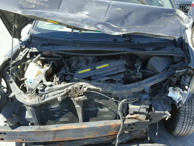 5N1BV28U54N307343 - 2004 NISSAN QUEST S GRAY photo 7