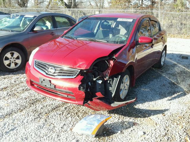3N1AB6APXAL635408 - 2010 NISSAN SENTRA 2.0 RED photo 2