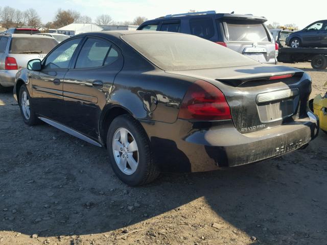 2G2WP552271207621 - 2007 PONTIAC GRAND PRIX BLACK photo 3