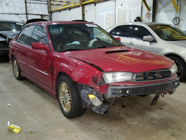 4S3BD6751X7258174 - 1999 SUBARU LEGACY GT RED photo 1