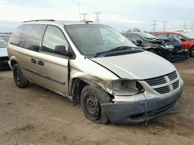 1D4GP25R65B327000 - 2005 DODGE CARAVAN SE GOLD photo 1