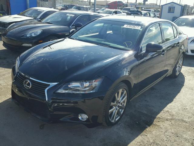 JTHBE1BL6E5043127 - 2014 LEXUS GS 350 BLACK photo 2