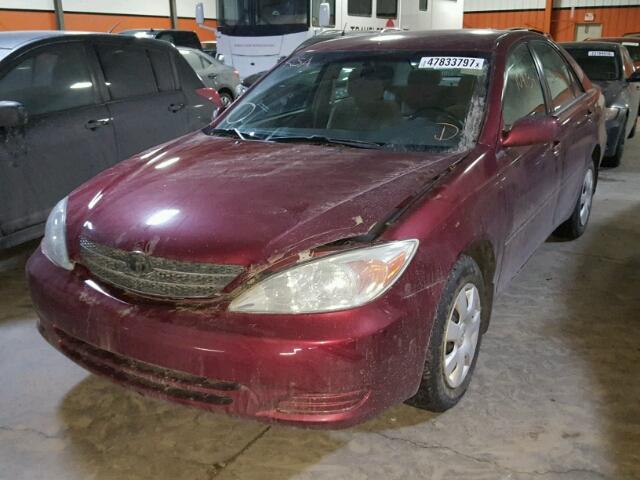 4T1BE32K84U379298 - 2004 TOYOTA CAMRY LE RED photo 2