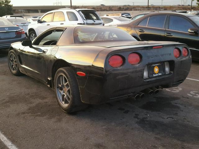 1G1YY12S815104961 - 2001 CHEVROLET CORVETTE Z BLACK photo 3