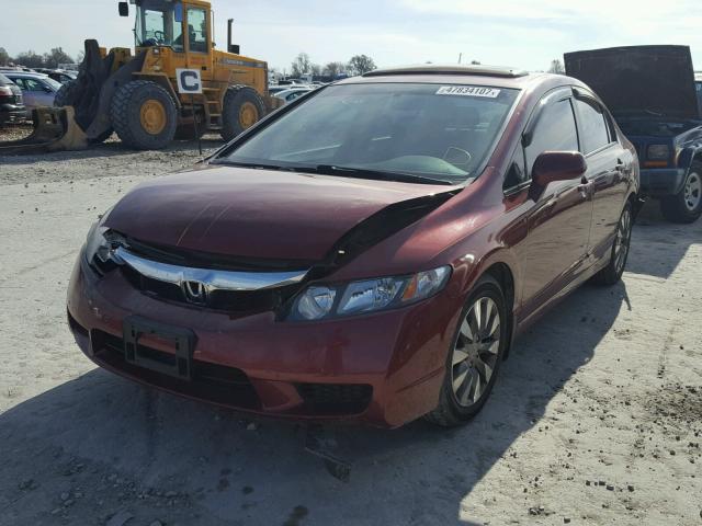 19XFA1F84AE019198 - 2010 HONDA CIVIC EX 红色 照片 2