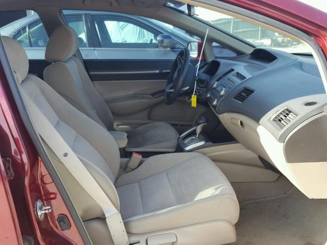 19XFA1F84AE019198 - 2010 HONDA CIVIC EX 红色 照片 5