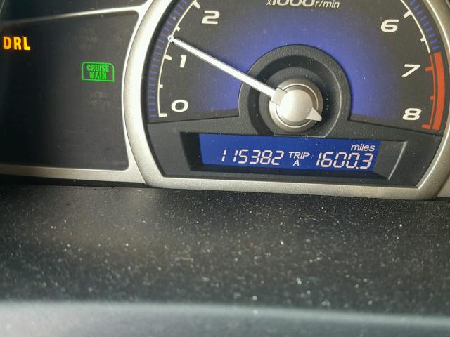 19XFA1F84AE019198 - 2010 HONDA CIVIC EX 红色 照片 8