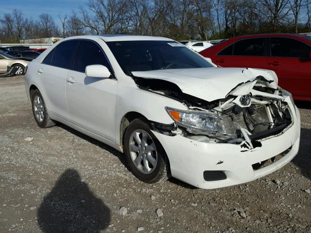 4T4BF3EK4BR128404 - 2011 TOYOTA CAMRY BASE WHITE photo 1