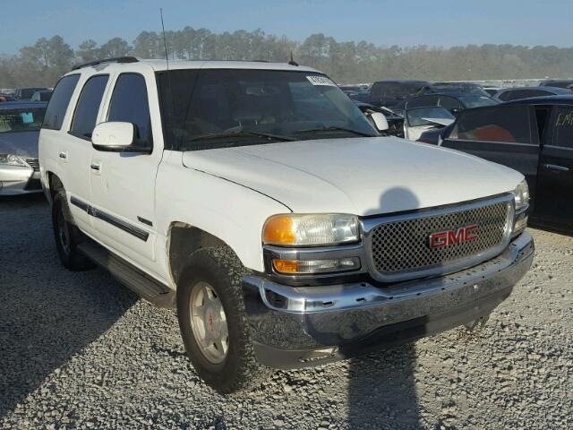 1GKEC13T05J136286 - 2005 GMC YUKON WHITE photo 1