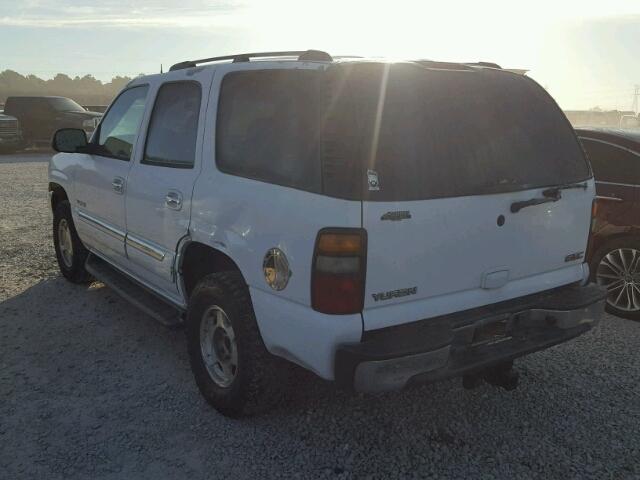 1GKEC13T05J136286 - 2005 GMC YUKON WHITE photo 3