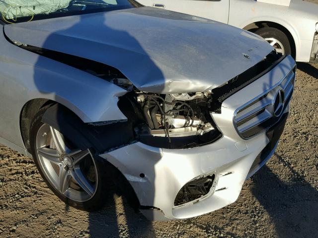 WDDZF4JB2HA023823 - 2017 MERCEDES-BENZ E 300 SILVER photo 9