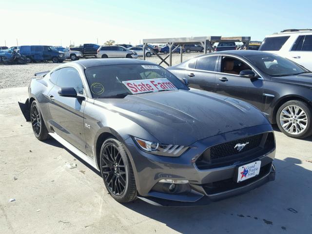 1FA6P8CF0H5329709 - 2017 FORD MUSTANG GT CHARCOAL photo 1