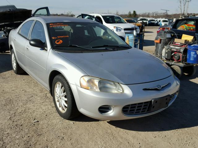 1C3EL46T43N594528 - 2003 CHRYSLER SEBRING LX SILVER photo 1