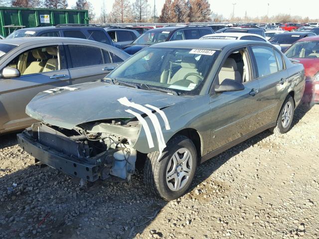 1G1ZS51F66F251203 - 2006 CHEVROLET MALIBU LS GREEN photo 2