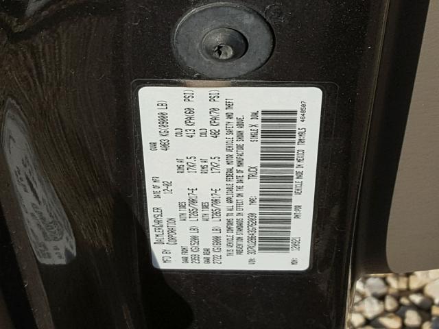 3D7KU28643G762030 - 2003 DODGE RAM 2500 S GRAY photo 10