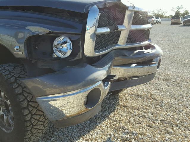 3D7KU28643G762030 - 2003 DODGE RAM 2500 S GRAY photo 9