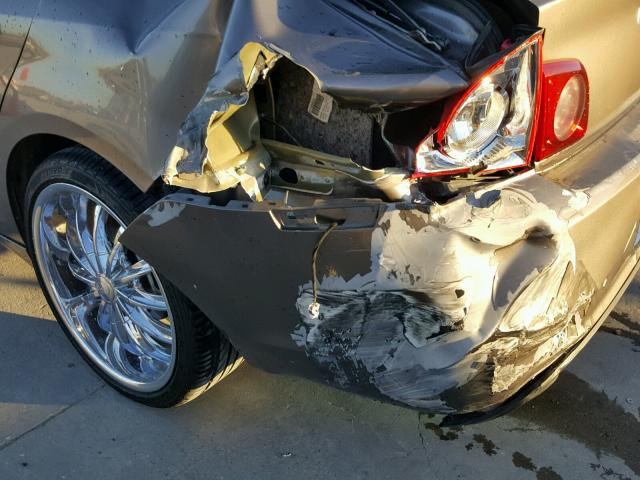 1G1ZC5E03CF270161 - 2012 CHEVROLET MALIBU 1LT 棕色 照片 9