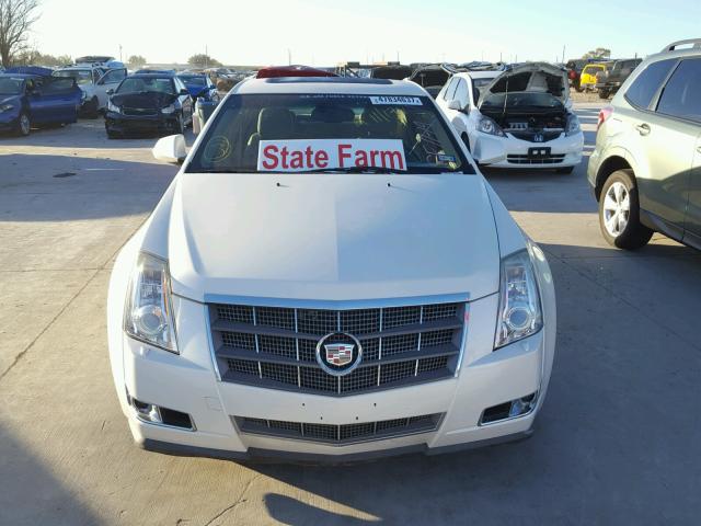 1G6DV57V680176051 - 2008 CADILLAC CTS HI FEA WHITE photo 9