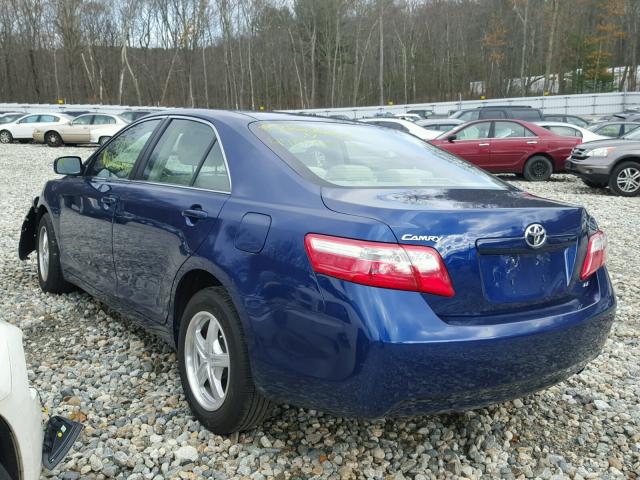 4T4BE46K58R031972 - 2008 TOYOTA CAMRY CE BLUE photo 3