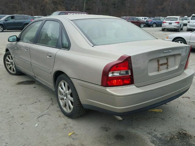 YV1TS91D021264677 - 2002 VOLVO S80 T6 TUR BEIGE photo 3