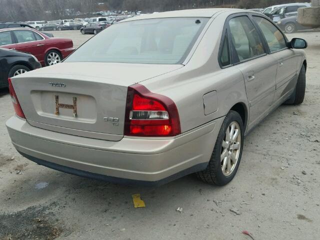 YV1TS91D021264677 - 2002 VOLVO S80 T6 TUR BEIGE photo 4