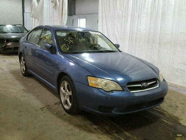 4S3BL616477200368 - 2007 SUBARU LEGACY 2.5 BLUE photo 1