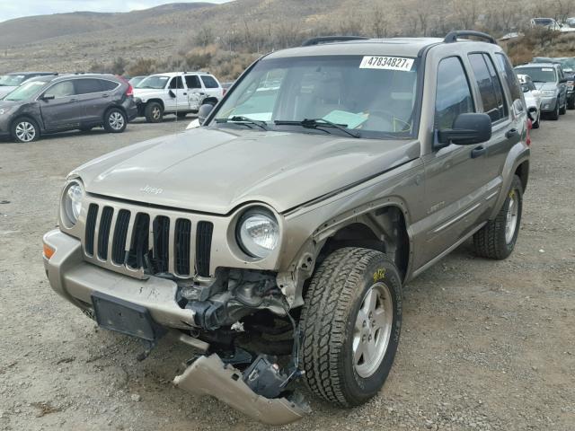 1J8GL58K04W250262 - 2004 JEEP LIBERTY LI BROWN photo 2