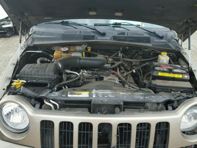 1J8GL58K04W250262 - 2004 JEEP LIBERTY LI BROWN photo 7