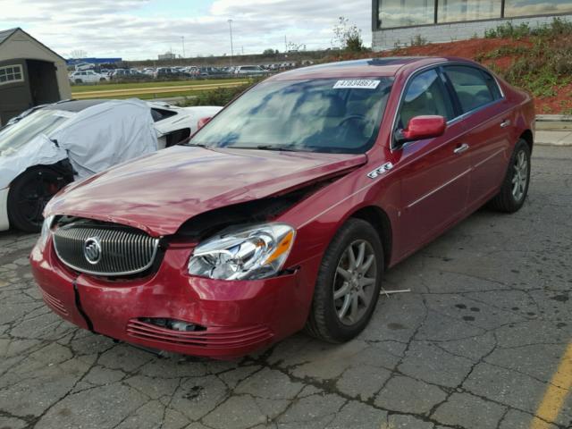 1G4HD57257U194955 - 2007 BUICK LUCERNE CX RED photo 2