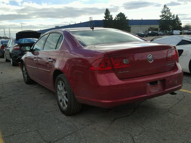 1G4HD57257U194955 - 2007 BUICK LUCERNE CX RED photo 3