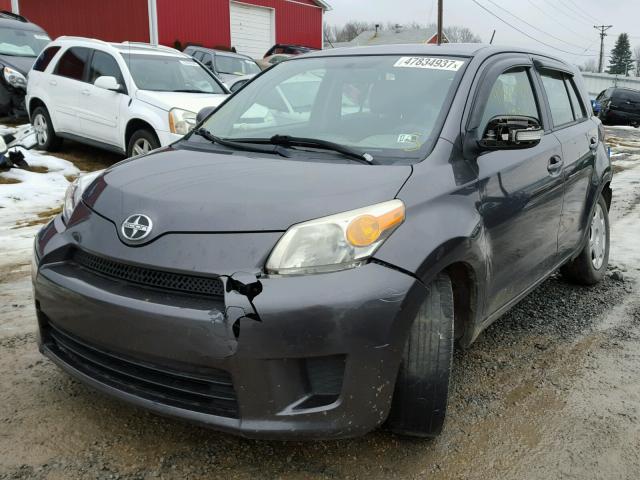 JTKKU10428J022330 - 2008 TOYOTA SCION XD GRAY photo 2