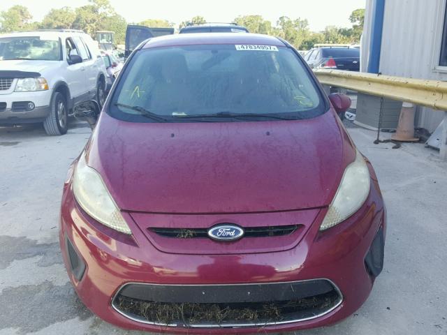 3FADP4EJ2BM115789 - 2011 FORD FIESTA SE RED photo 9