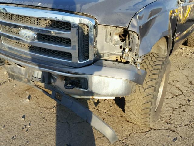 1FTWW31P56EB36674 - 2006 FORD F350 SRW S GRAY photo 9