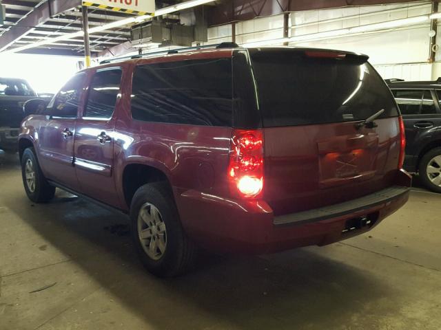 1GKFK16387J257234 - 2007 GMC YUKON XL K MAROON photo 3