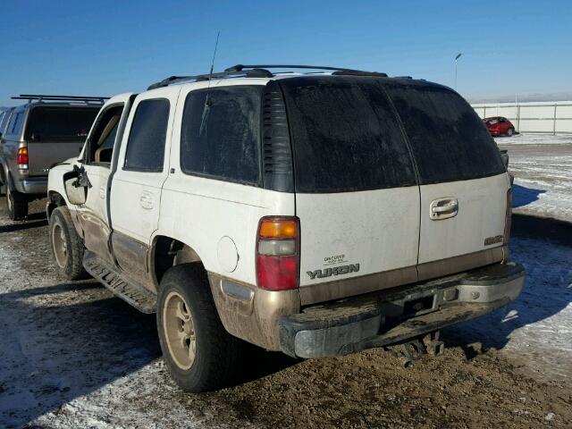 1GKEK13T41J159955 - 2001 GMC YUKON WHITE photo 3