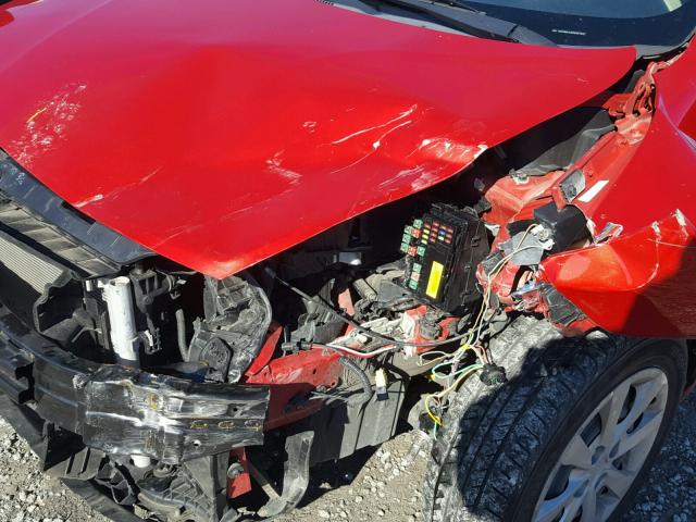 KNADM4A30D6307612 - 2013 KIA RIO LX RED photo 9