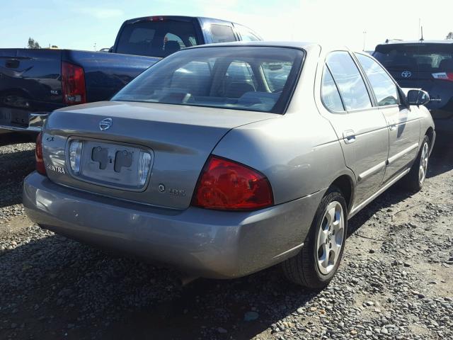 3N1CB51D15L541318 - 2005 NISSAN SENTRA 1.8 BEIGE photo 4