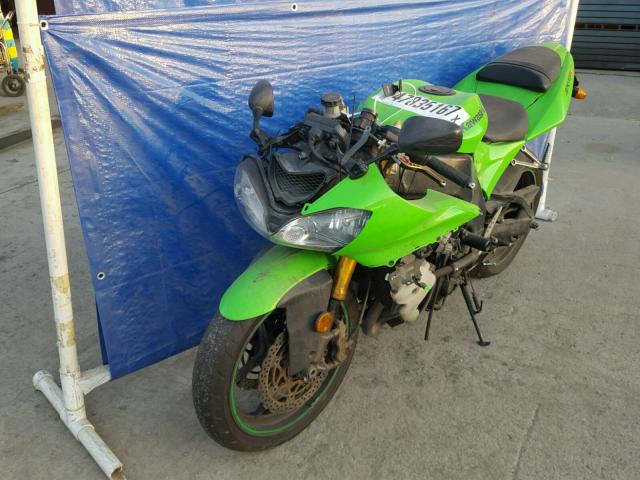 JKAZXCC195A031686 - 2005 KAWASAKI NINJA ZX 1 GREEN photo 2