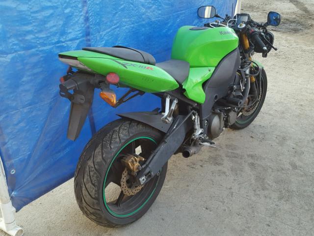 JKAZXCC195A031686 - 2005 KAWASAKI NINJA ZX 1 GREEN photo 4