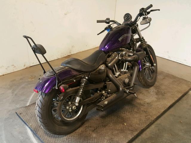 1HD4LE218EC423067 - 2014 HARLEY-DAVIDSON XL883 IRON PURPLE photo 4