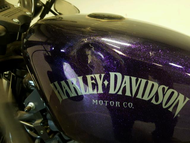 1HD4LE218EC423067 - 2014 HARLEY-DAVIDSON XL883 IRON PURPLE photo 9