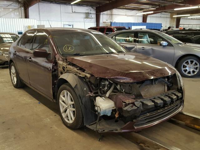 3FAHP0CG0CR226315 - 2012 FORD FUSION SEL MAROON photo 1