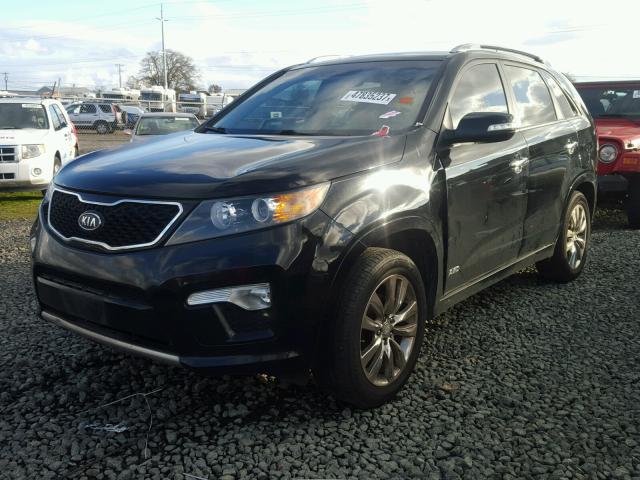 5XYKWDA20BG122028 - 2011 KIA SORENTO SX BLACK photo 2