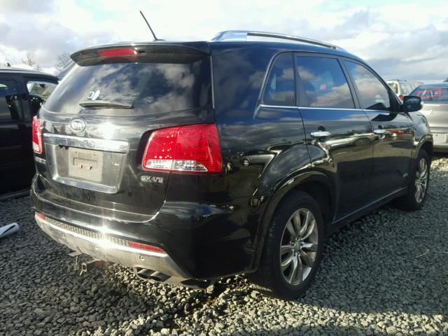 5XYKWDA20BG122028 - 2011 KIA SORENTO SX BLACK photo 4