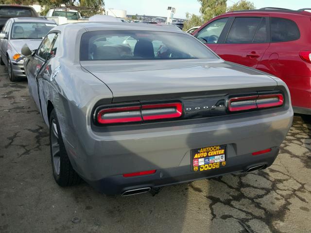 2C3CDZAG0HH665736 - 2017 DODGE CHALLENGER GRAY photo 3